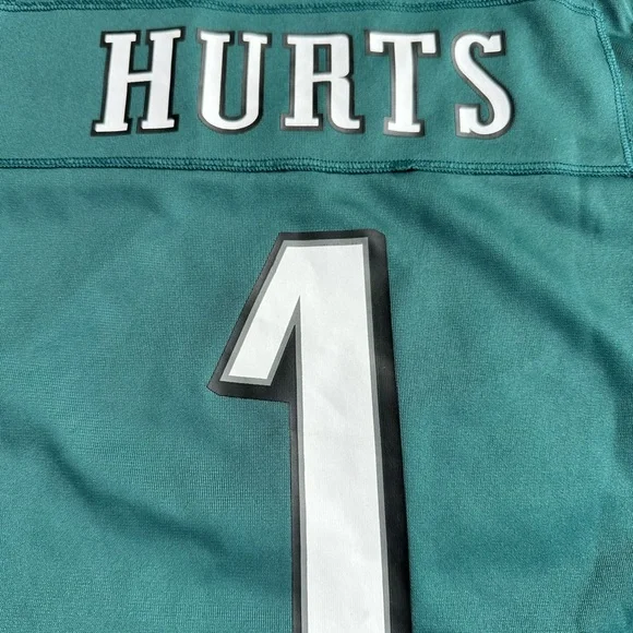 Authentic Philadelphia Eagles Nike Teal NFLPA Hurts Jersey, Women’s M - Picture 4 of 6